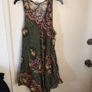 Thailand Elephant Green Dress